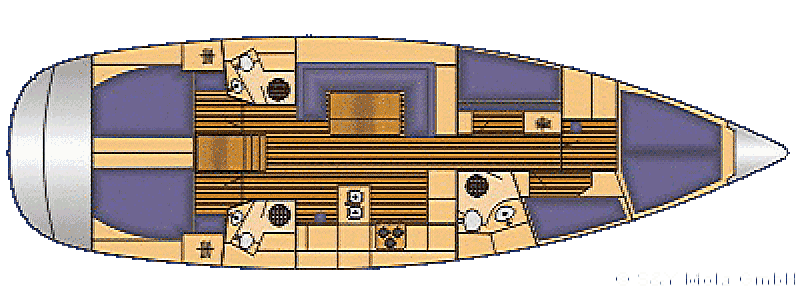 Grundriss von Bavaria 51 Cruiser