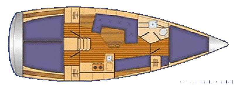 Grundriss von Hanse 350